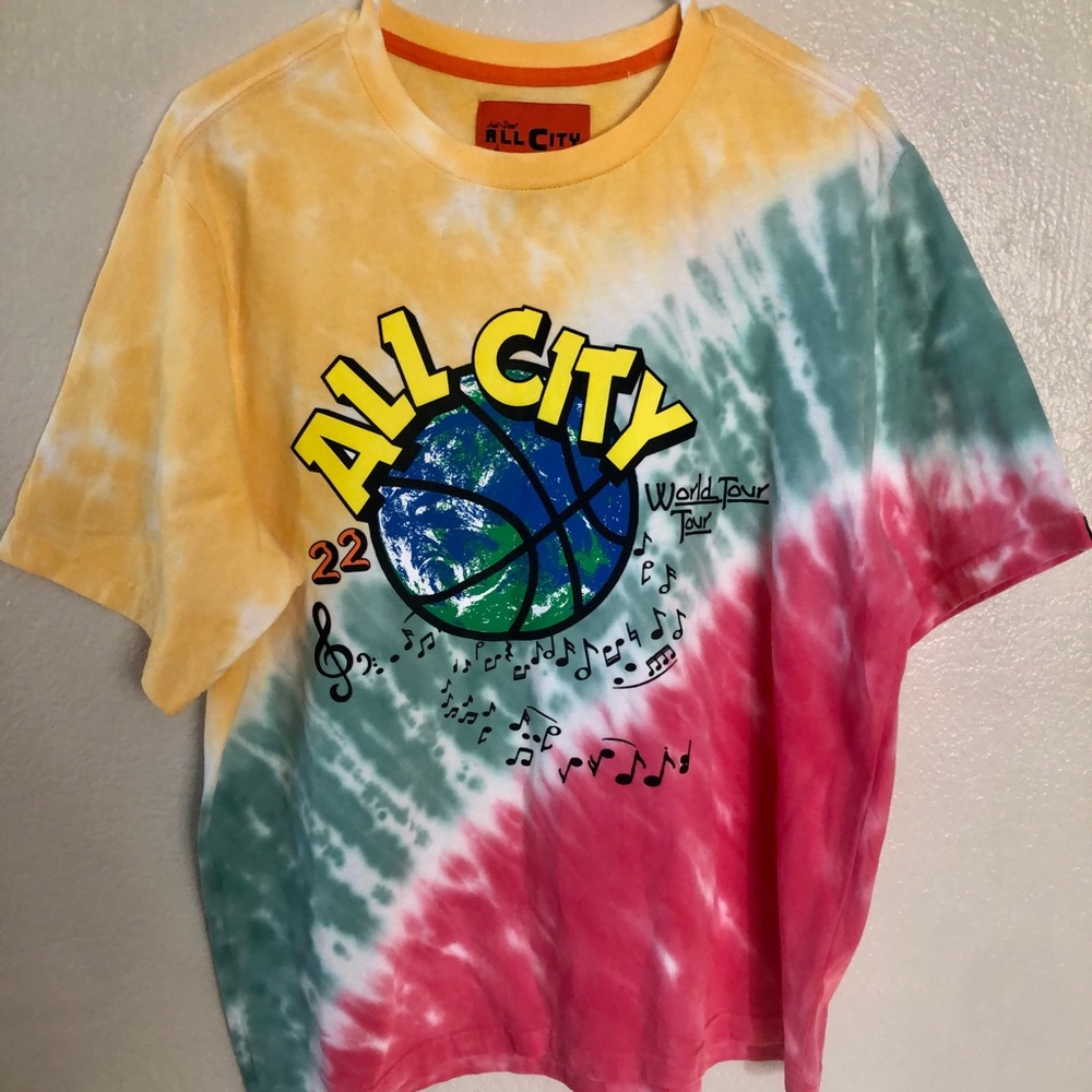 All City By Just Don Tie Dye T-Shirt Sz M/Medium